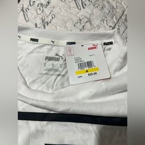White tee shirt with tags